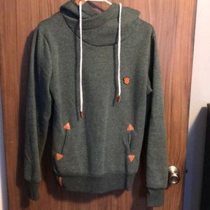 Light forest green hoodie-L